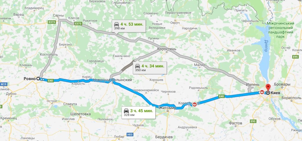 Такси Ровно Киев